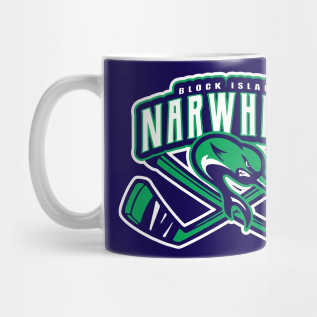 Block Island Narwhals Hockey by Mutha_Puckin_Logos